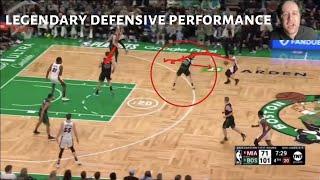 CELTICS absolutely legendary defensive performance vs. HEAT  GAME 5