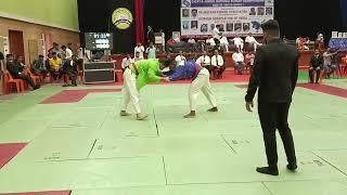 Kurash National semi final 90 kg fight sri Ganganagar Rajasthan