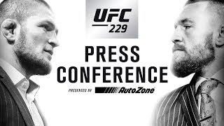 UFC 229 Press Conference Khabib vs McGregor