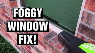 Foggy Double Pane Window Fix