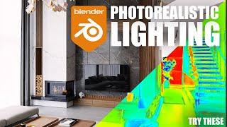 Photorealistic Lighting in Interior Design Blender Tutorial