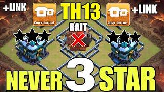 TOP 5 BEST TH13 WAR BASE + LINK 2024  TH13 TROPHY PUSHING BASE 2024  TH13 LAYOUT CLASH OF CLANS