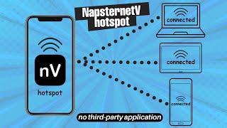 Share NapsternetV VPN Via Mobile Hotspot No Third-party Application