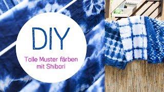 DIY Shibori  Färbetechnik  Batiken  Trend