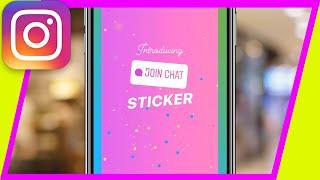 How to Use JOIN CHAT Sticker - New Instagram Update