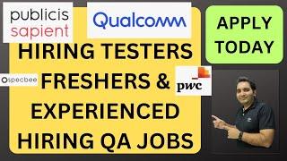 WFH Testing Jobs  Manual Testing Fresher Jobs Rd Automation Learning