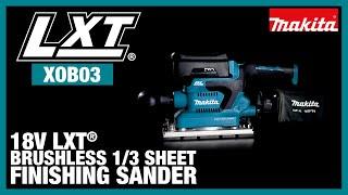 18V LXT® Brushless Cordless 13 Sheet Finishing Sander XOB03