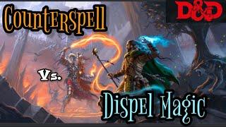 D&D 5e Spell Focus Counterspell and Dispel Magic