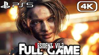 RESIDENT EVIL 3 REMASTERED PS5 Gameplay Walkthrough FULL GAME 4K 60FPS RAY TRACING No Commentary