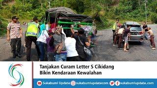 Tanjakan Curam Letter S Cikidang Bikin Kendaraan Kewalahan