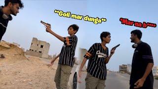 Fake Gun Prank on My FriendLarai Hogyi Dost Se