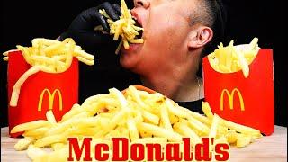 ASMR MCDONALDS MCDONALDS FRENCH FRIES  **SATISFYING EATING** ASMR_CRAVINGS