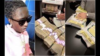 Young Thug Goes To The Bank And Makes An INSANE Withdrawal