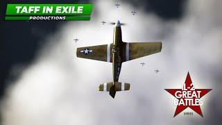 IL-2 Great Battles  Mustang P-51B-5 - Wilson Overton  Bomber Escort Missions