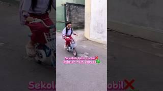 KDISTA NAIK SEPEDA KE SEKOLAH KALIAN SEKOLAH NAIK?#trending#viralvideo#shortviral#shortvideo#trend