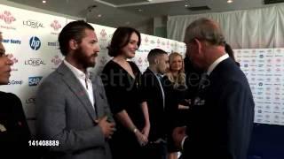 Keeley Hawes meeting Prince Charles