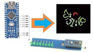 Simply Propeller Led Clock Arduino Nano