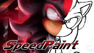 Sonic SpeedPaint - Its Time for Chaos Boost - Shadow Art