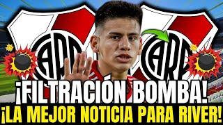 ¡BOMBAZO FILTRADO ¡NOTICIA MÁS ESPERADA ¡RIVER ACTUÓ RÁPIDO NOTICIAS RIVER PLATE HOY