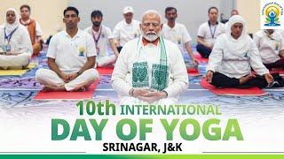 LIVE PM Modi takes part in 10th International Day of Yoga celebrations in Srinagar J&K