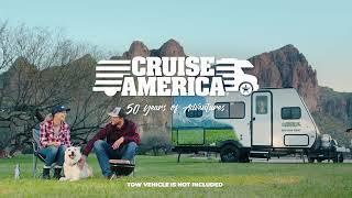 Crusie America Travel Trailer Campsite Exterior Setup