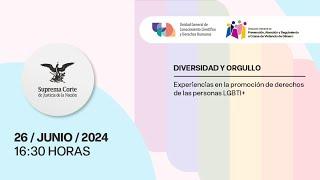 ️‍ Evento Diversidad y Orgullo. Experiencias en la promoción de derechos de las personas LGBTI+