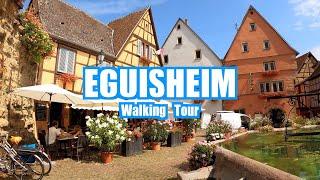 Eguisheim France  Walking Tour in 4K - Alsace region