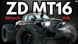 NEUER 116er Monstertruck mit 3S BRUSHLESS Power  ZD RACING MT16  RC Cars