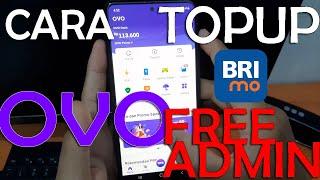 Cara Top Up OVO lewat BRIMo Gratis Tanpa Biaya Admin