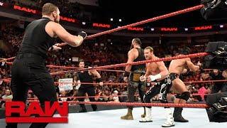 The Shield attack Braun Strowman Drew McIntyre & Dolph Ziggler Raw Sept. 3 2018