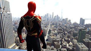 Spider-Man PS5 - Hybrid Suit - Free Roam & Combat Gameplay - No Way Home Update