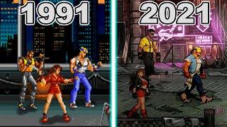 Streets of Rage Game Evolution 1991 - 2021