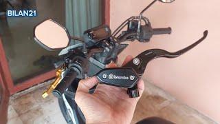 Tutorial pasang master rem model RCB E2 Brembo Nissin di Honda Beat street stang RZR