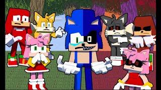 Sonic Losing Mind - Sad Ending - FNF Minecraft Animation - Animated