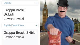 Grappa Broski Skibidi Lewandowski in different languages meme  Part 2