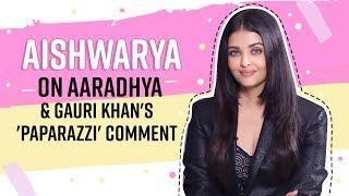 Aishwarya Rai Bachchan on Aaradhya paparazzis tamasha and her biography Maleficent 2