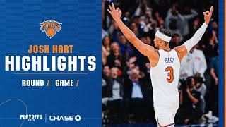 Josh Hart CLUTCH in Knicks Game 1 victory vs Sixers  April 20th 2024