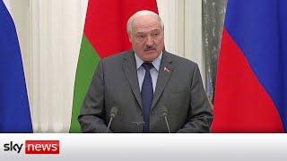 Ukraine Crisis Belarus President accuses Ukraine of instigating conflict