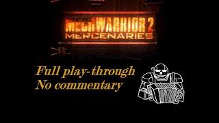 Longplay No Commentary MechWarrior 2 Mercenaries DOS 1996 Full Play-through