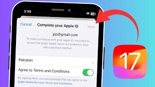 Fixed Complete Your Apple ID Next Button Not Working  iPhone - iPad  iOS 17