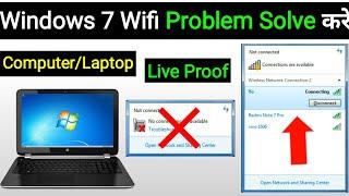 Windows 7 wifi problem  WiFi not connecting to laptop windows 7  WiFi problem windows 7