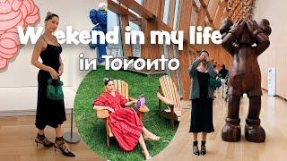 A weekend in my life in Toronto as a UX designer  Art gallery Library Pride day parade