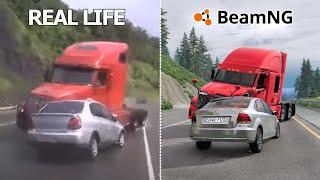 Accidents Based on Real Life Incidents  Compilation  Beamng.drive #01