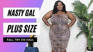 NASTY GAL Plus Size Clothing Haul  Stylish Curves