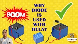 Why a Diode is Used with a Relay ? Why a Reverse Polarity Diode is Mandatory with a Relay?