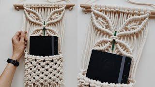 DIY Tutorial Macrame Pocket BUTTERFLY