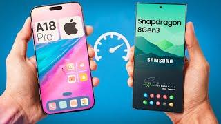 iPhone 16 Pro Max vs Samsung Galaxy S24 Ultra - Speed Test WOW