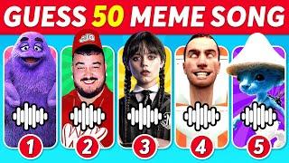 Guess Meme Song   50 Meme Song  We Live We Love We Lie Grimace Shake Skibidi Toilet MrBeast