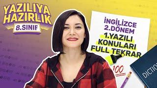 KİM 100 İSTER? 8. Sınıf İngilizce 2. Dönem 1. Yazılıya Hazırlık 6. – 7. Ünite Full Tekrar 2022