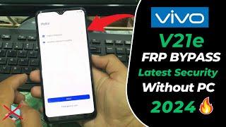 Vivo V21e Frp BypassGoogle Account Remove Android 12 Without PC  Only GSM